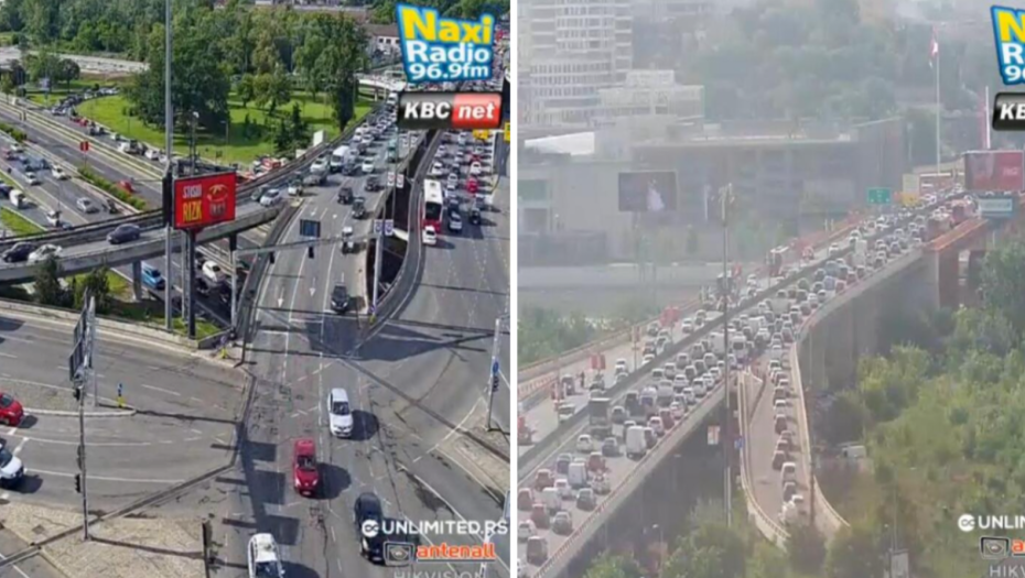 NA AUTOKOMANDI ČEP, KOLAPS I NA GAZELI Sve mili, ovo je trenutno stanje na ulicama