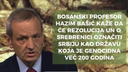 UŽASNA PORUKA IZ SARAJEVA! "Srbi su genocidni već 200 godina!" (VIDEO)