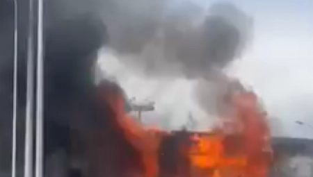 POŽAR GUTA RUSKI AERODROM! Vatrogasne ekipe na terenu! (VIDEO)