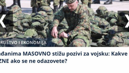 OD SRPSKE VOJSKE PRAVE BAUKA! Ludačka kampanja opozicionih medija!