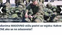 OD SRPSKE VOJSKE PRAVE BAUKA! Ludačka kampanja opozicionih medija!