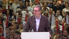"PONOSAN SAM NA SVE ONO ŠTO SMO URADILI" Vučić na skupu u Novom Sadu poslao snažnu poruku