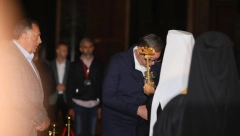 "SABRALI SMO SE DANAS U HRAMU..." Šta je patrijarh Porfirije poručio predsedniku Vučiću pred odlazak u Njujork