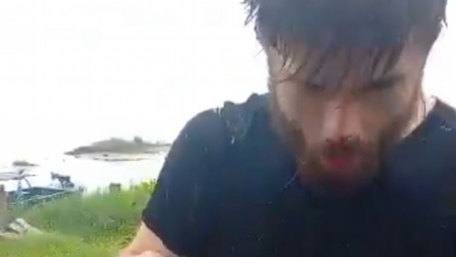 "POGLEDAJTE KOGA SMO UHVATILI!" Američkog agenta izvukli bosog iz vode, a onda počelo pendrečenje (VIDEO)
