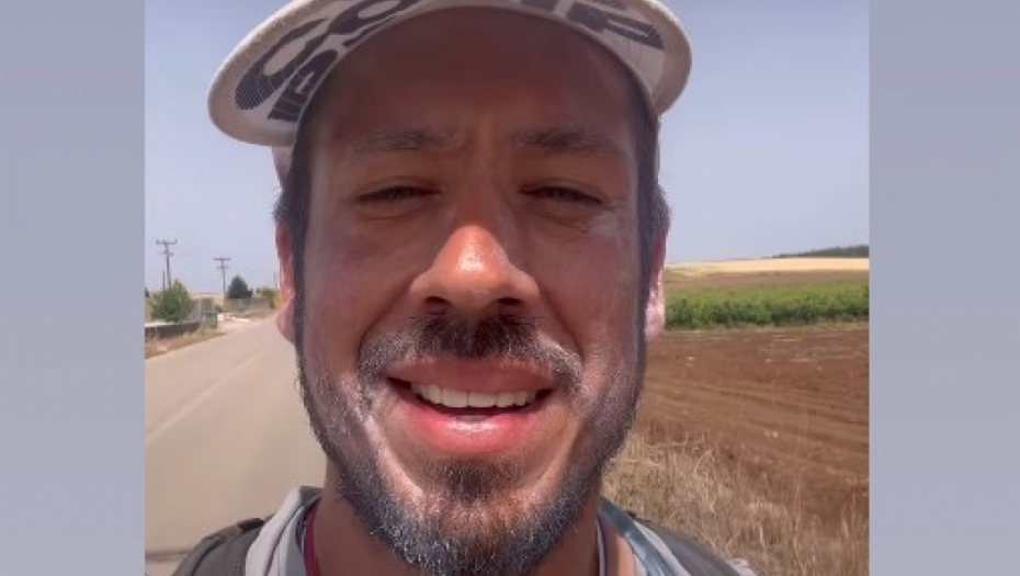 NIKOLA ROKVIĆ DANAS STIŽE NA CILJ U Egini ga čeka porodica, evo koliko novca je skupio za mesec dana