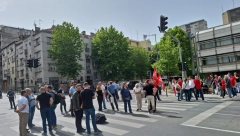 NA PROTESTE JE DOŠAO NIKO Ozbiljan neuspeh štrajkača GSP-a, podržali ih samo Dobrica i Lazović