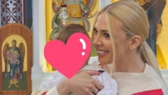 PEVAČ KRSTIO ĆERKU Milica Todorović kumovala, objavila emotivne momente iz crkve: "Najsvetiji čin, uz Božiju pomoć"