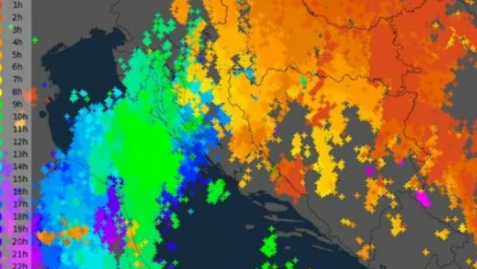 "SINOĆ SMO ZABELEŽILI 110.000 MUNJA!" To je bio samo UVOD u ono šta nas čeka danas