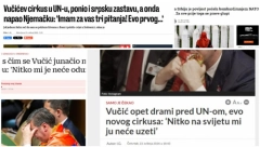 HRVATI OSULI RAFALNU PALJBU PO VUČIĆU I SRBIJI Cirkus, junačenje, Srbi se prave glupi - sve može, samo da je protiv nas!