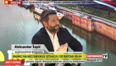 RAZVOJ BEOGRADA VIŠE NIKO NE MOŽE DA ZAUSTAVI Šapić: Predsednik Vučić otvorio novu eru u svetskim odnosima