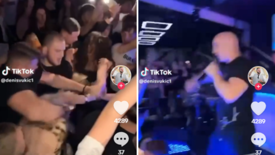 BRUTALNA TUČA NA DESINGERICINOM NASTUPU! Devojke se čupaju i udaraju u glavu, šok snimak, a njegova reakcija je skandalozna!