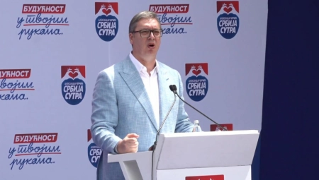 "UZ SNAGU NAŠE SRBIJE IMAO SAM SNAGE DA BRANIM NAROD HRABRIH I PONOSNIH" Moćne reči predsednika Aleksandra Vučića u Valjevu