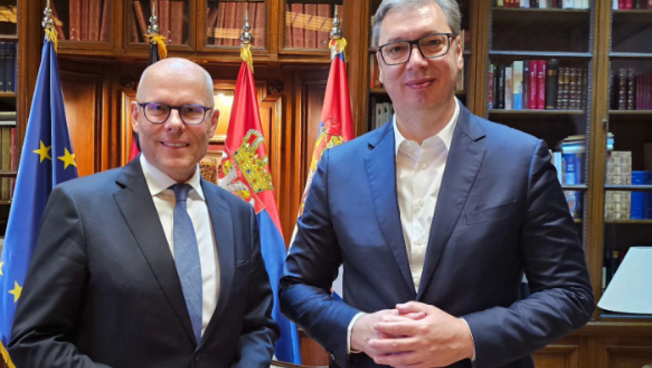 VUČIĆ RAZGOVARAO SA POSLANIKOM BUNDESTAGA "Pričali smo o odnosima Srbije i Nemačke" - istakao mu je jednu važnu stvar