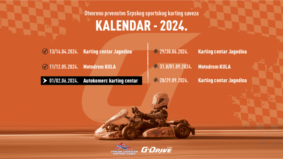 DOŽIVI G-DRIVE #TAKOMOĆNO KARTING ISKUSTVO Čekamo te u Beogradu na trećoj trci karting šampionata!