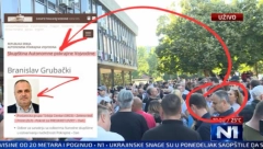 FANTOM IZ ZRENJANINA PROTESTUJE NA NOVOM BEOGRADU!