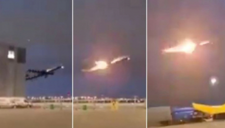 DRAMA NA NEBU! Avion se zapalio pri poletenju, putnici preživeli horor i vikali "Bože pomozi nam"