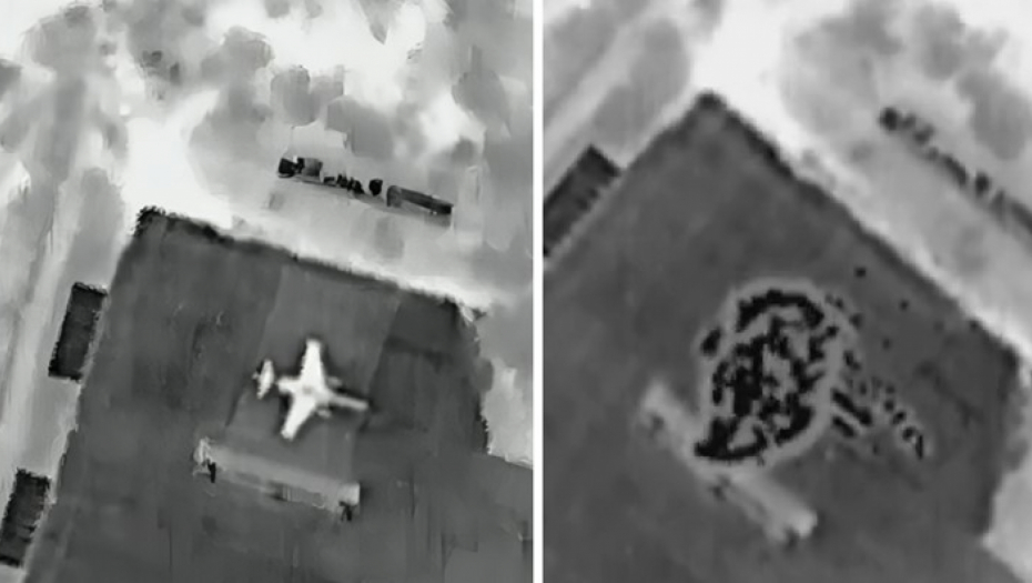 RUSI UNIŠTILI UKRAJINSKE AVIONE Objavljen snimak, moćni Lanset razara sve! (VIDEO)