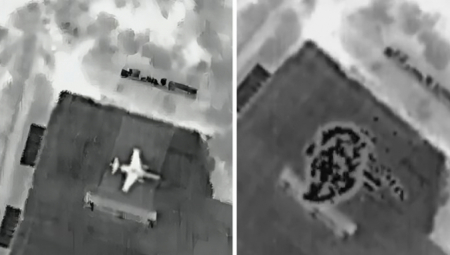RUSI UNIŠTILI UKRAJINSKE AVIONE Objavljen snimak, moćni Lanset razara sve! (VIDEO)
