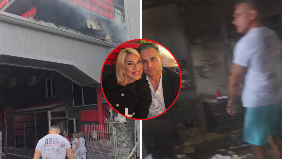 PRVI SNIMCI NAKON STRAVIČNOG POŽARA U POGONU Uništene prostorije, Jovana i Dragan se hvataju za glavu!