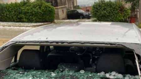 GRAD LUPAO ŠOFERKE, KOLA DEMOLIRANA U dvorištima u Gornjem MIlanovcu ostao HAOS (FOTO)