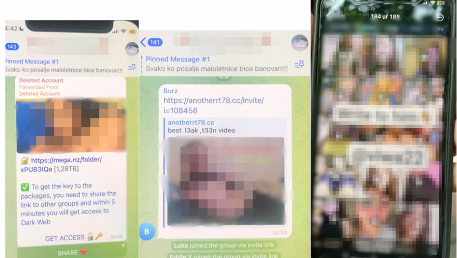 UŽAS U SRBIJI: Deca žrtve pornografske razmene na Telegram platformi!