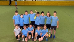 OŠ "Vladislav Ribnikar" šampion Vračara, slavlje dečaka posle velike pobede u finalu