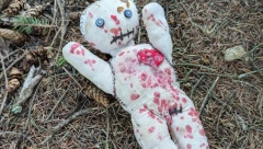 PRETRNUO OD STRAHA Čovek šetao šumom, pa naišao na JEZIVU LUTKU (FOTO)