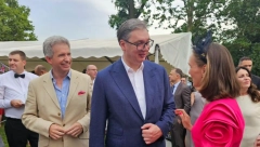 VUČIĆ NA PROSLAVI ZVANIČNOG ROĐENDANA KRALJA ČARLSA: Prvi put organizovano u Beogradu (FOTO)