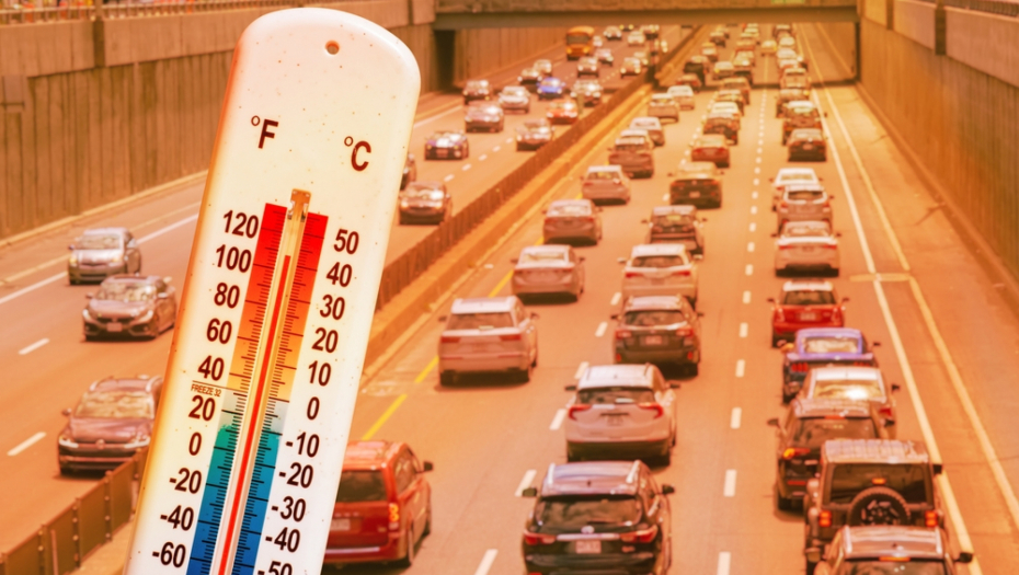 OVO NIJE NORMALNO! Muškarac se onesvestio kada je video temperaturu u svom automobilu