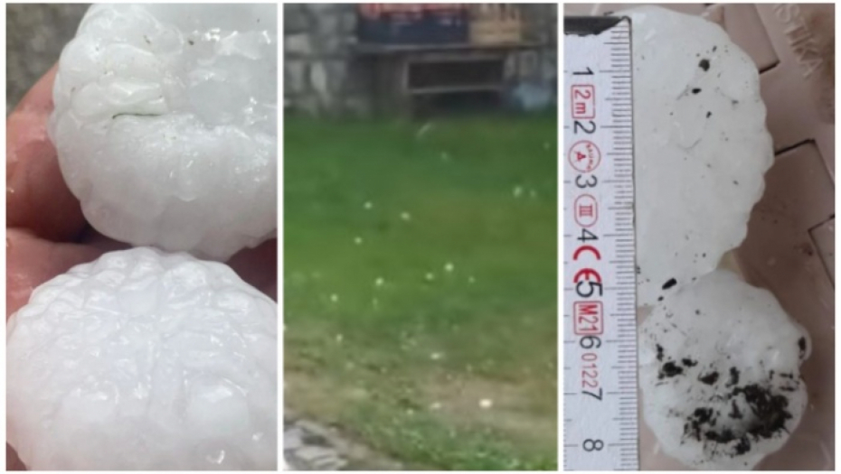 STRAHOVITO NEVREME PUSTOŠI OVE SRPSKE GRADOVE Krupni komadi leda nemilosrdno tuku, vreme je OPASNO (FOTO/VIDEO)