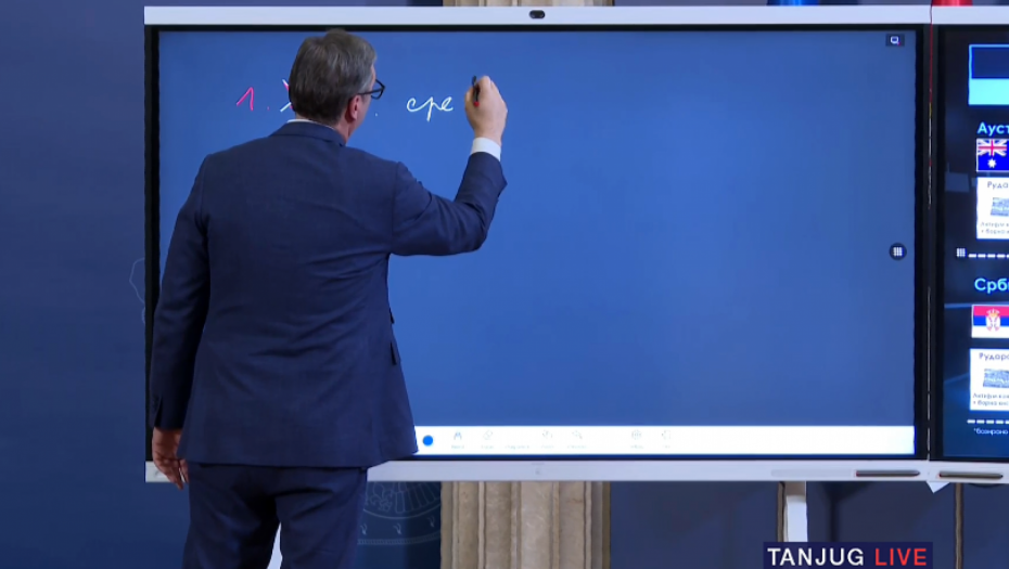 Vučić: Samo od litijum karbonata bismo uvećali budžet za oko jedan odsto godišnje