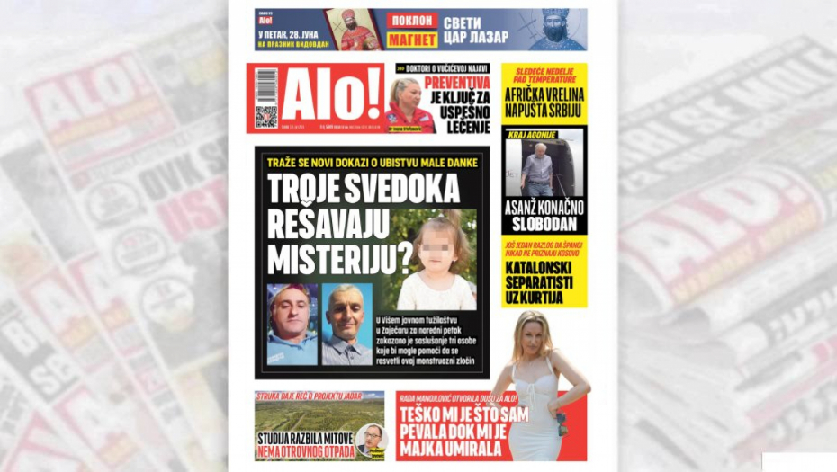TROJE SVEDOKA REŠAVA MISTERIJU? Tužilaštvo prikuplja nove dokaze o ubistvu Danke Ilić (2)