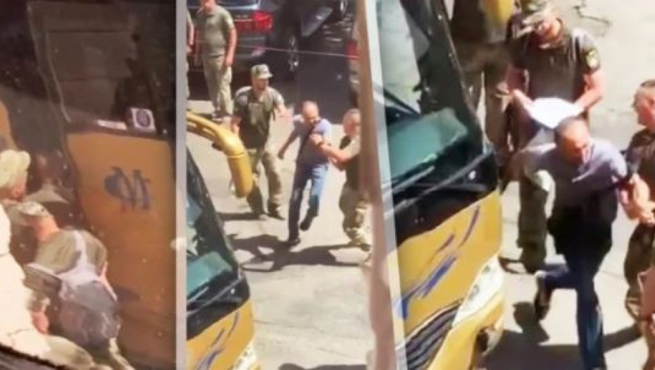 VOJSKA "KIDNAPUJUE" GRAĐANE UKRAJINE I ŠALJE IH NA FRONT! Isplivali dramatični snimci otmica, nisu se ni pozdravili s porodicama! (VIDEO)