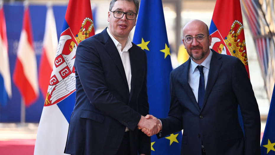 "BUDUĆNOST SRBIJE JE U EVROPSKOJ UNIJI": Šarl Mišel nakon sastanka s Vučićem