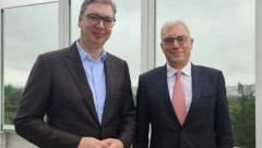 "OCENILI SMO ODNOSE SRBIJE I RUSIJE KAO VRLO DOBRE" Predsednik Vučić se sastao sa Aleksandrom Gruškom