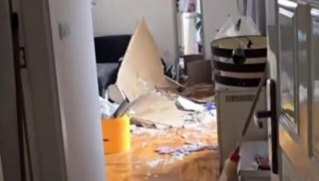 SLIKE UŽASA NAKON OLUJE Nevreme razorilo stan na Altini, pao plafon, izolacija visi, sav nameštaj uništen (VIDEO)