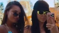 ANASTASIJA RAŽNATOVIĆ POKORILA IBICU! Samo torba za plažu košta preko 300.000 dinara, grudi u prvom planu