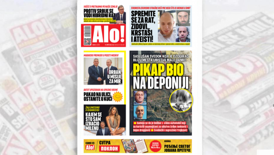 PIKAP BIO NA DEPONIJI Saslušan svedok koji je džogirao blizu mesta ubistva male Danke