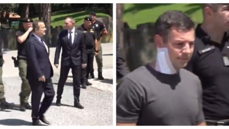 PRVA SLIKA RANJENOG ŽANDARMA KOJI JE ZAUSTAVIO TERORISTIČKI NAPAD U BEOGRADU Nasmejan na svečanom prijemu