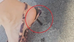 BEOGRAĐANKI ŠTIKLA UPALA U ISTOPLJEN ASFALT Paklena vrućina u prestonici Srbije, isplivao ŠOK SNIMAK (VIDEO)