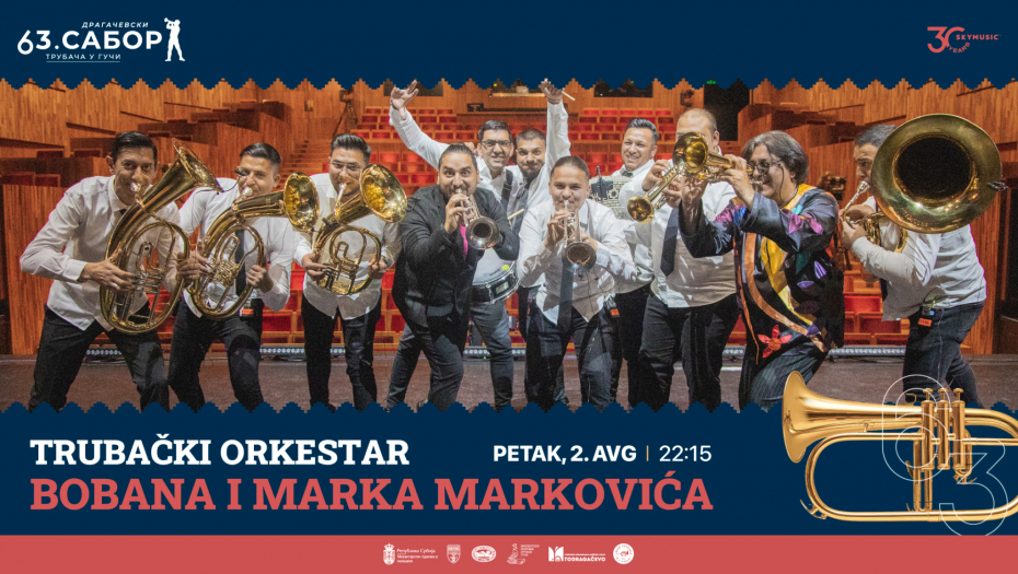 Goreće Guča i ove godine: Boban i Marko Marković nastupaju 02. avgusta na Saboru trubača!