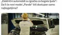 BEDNO Opozicioni Danas poveo kampanju protiv srpskog električnog automobila