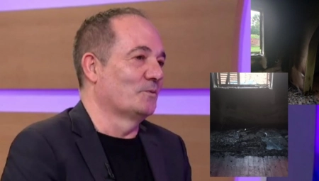 JEZIVI KADROVI IZ ZAPALJENE KUĆE PEVAČA Dom na Kosovu i Metohiji potpuno uništen, zidovi ugljenisani, a prozori porazbijani