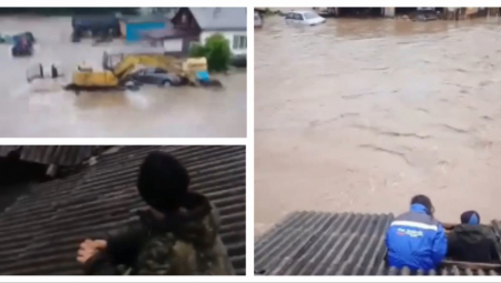POTOP U RUSIJI Ljudi beže na krovove kuća, scene su dramatične! (VIDEO)
