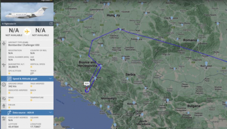 Američki izviđački avion ponovo leti oko Srbije