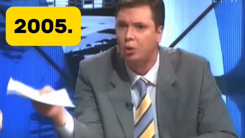 ĐILASU JE PAMETNIJE DA NE PODSEĆA NAROD NA SVOJ DUEL SA VUČIĆEM IZ 2005: Evo kako ga je Vučić tada razbucao i raskrinkao njegov lopovluk!