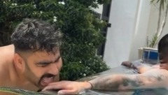 PRIJATELJI REŠILI DA SE SUROVO NAŠALE Ubacili ''krokodila'' u bazen, nisu ni slutili da će ovako da se završi - totalni hit! (VIDEO)