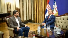 Gradonačelnik Aleksandar Šapić primio ambasadora NR Kine u Srbiji Li Minga