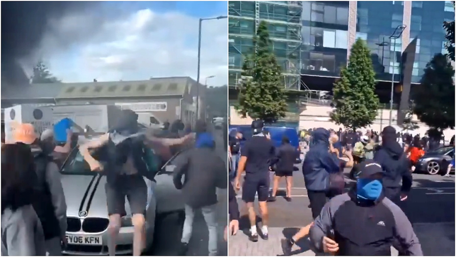 "GRAĐANSKI RAT JE NEIZBEŽAN" Britanija KLJUČA, ljudi izašli na ulice protiv migranata - Više desetina policajaca povređeno! (VIDEO)