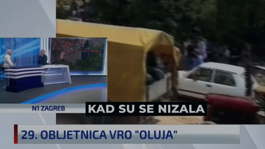 ŠOLAK SIPA SRBIMA SO NA ŽIVU RANU!  Njegov N1 doveo Jadranku Kosor da priča kako je skakala od sreće dok je gledala kolonu srpskih izbeglica!